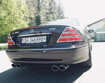 Mercedes-Benz CL 600 — Coupé de prestige, motorisation V12 exceptionnelle — intérieur