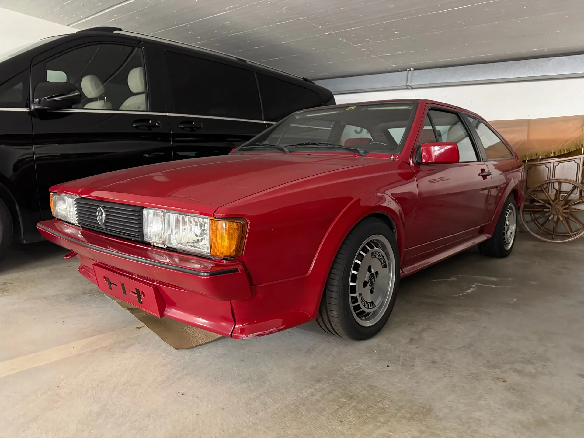 VW Scirocco 1800 Scala 1990 — Coupé sportif rétro, base idéale pour véhicule vétéran — vue extérieure