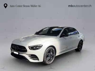 Mercedes-Benz E 300 e AMG Line 4matic — Hybride rechargeable, 33 000 km, design premium — vue extérieure
