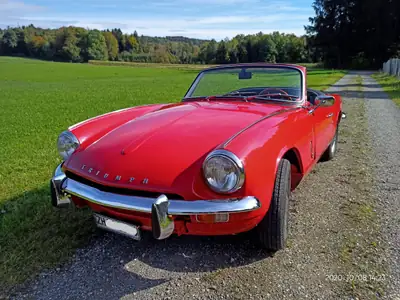 Triumph Spitfire MK3 1969 — Cabriolet anglais de légende, sans accident — côté