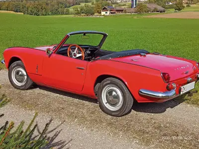 Triumph Spitfire MK3 1969 — Cabriolet anglais de légende, sans accident — vue extérieure