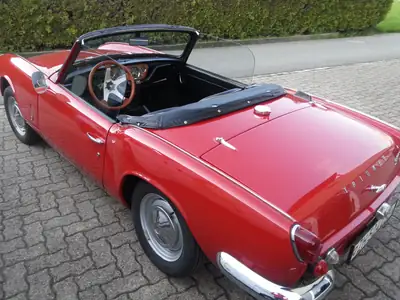 Triumph Spitfire MK3 1969 — Cabriolet anglais de légende, sans accident — tableau de bord