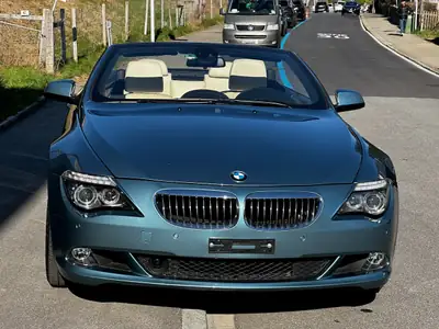BMW 650i Steptronic — Cabriolet élégant, 367 ch et entretien BMW complet — intérieur