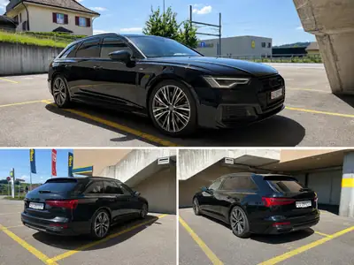 Audi A6 Avant 50 TDI Sport quattro — Break premium hybride diesel, 110'000 km — vista posteriore