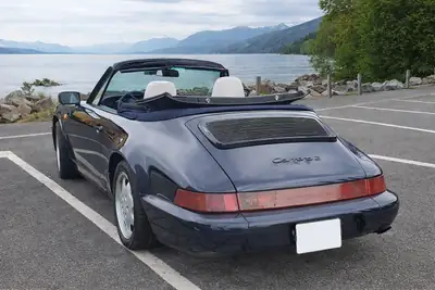 Porsche 911 Carrera 2 Cabrio 1991 — Légende décapotable avec homologation véhicule historique — côté
