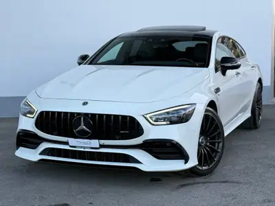 Mercedes-AMG GT 43 4Matic+ — Coupé sportif hybride, 89'000 km seulement — side view
