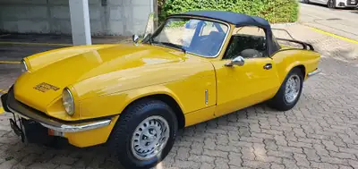 Triumph Spitfire 1978 — Cabriolet vintage iconique, excellent état d'origine — Außenansicht