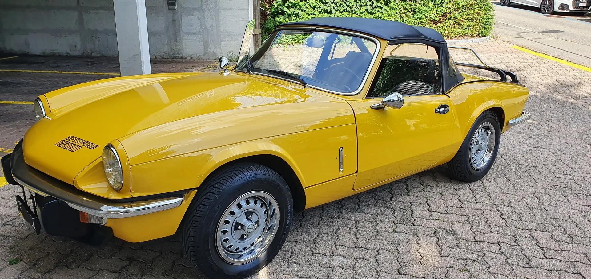 Triumph Spitfire 1978 — Cabriolet vintage iconique, excellent état d'origine — Außenansicht