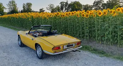 Triumph Spitfire 1978 — Cabriolet vintage iconique, excellent état d'origine — Armaturenbrett