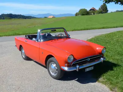 Sunbeam Alpine V SS Sport 1966 — Roadster britannique rare, son légendaire et plaisir de conduite — Heckansicht
