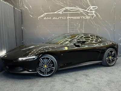 Ferrari Roma 3.9 V8 T — Coupé GT haute performance, 620 ch, quasi neuf — Heckansicht