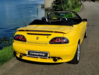 MG F 1.8i VVC Trophy 160 SE — Roadster britannique authentique, 77 800 km — Seitenansicht