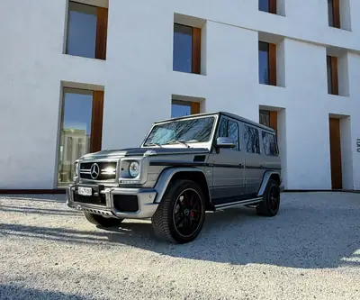 Mercedes-Benz G 63 AMG Exclusive Edition — SUV musculé, 571 ch, transmission 7G-Tronic — Außenansicht