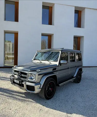 Mercedes-Benz G 63 AMG Exclusive Edition — SUV musculé, 571 ch, transmission 7G-Tronic — Seitenansicht