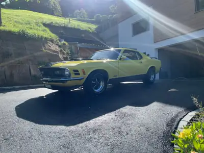 Ford Mustang Mach 1 351 M-Code — Muscle car mythique de 1970, 46'000 km seulement — cruscotto