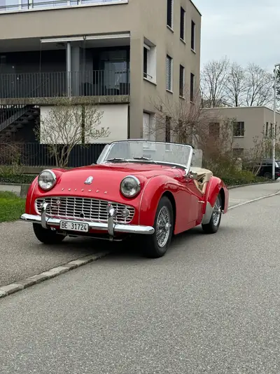 Triumph TR3A 1961 — Cabriolet anglais de légende, seulement 40'000 km — Seitenansicht