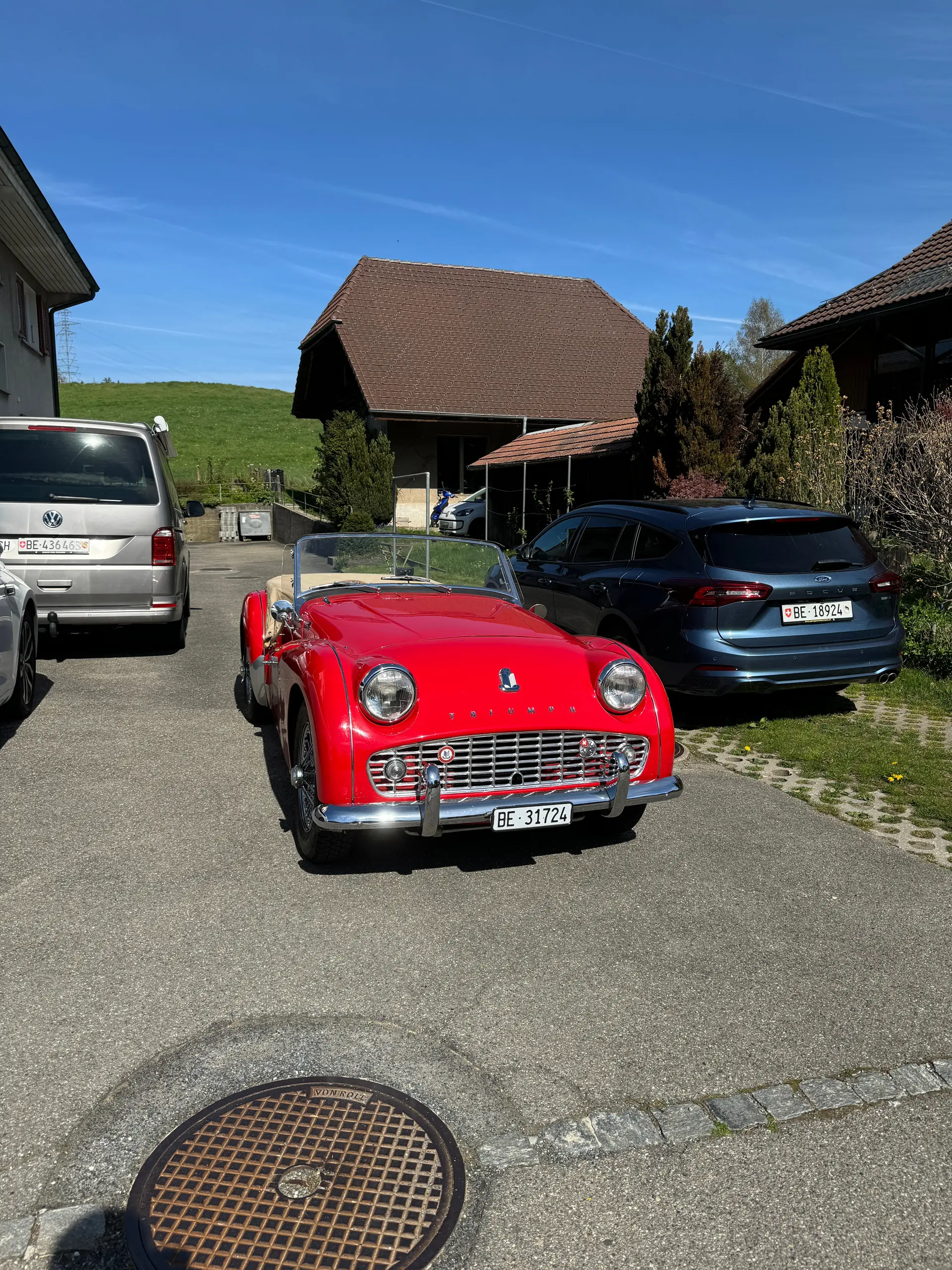 Triumph TR3A 1961 — Cabriolet anglais de légende, seulement 40'000 km — Außenansicht