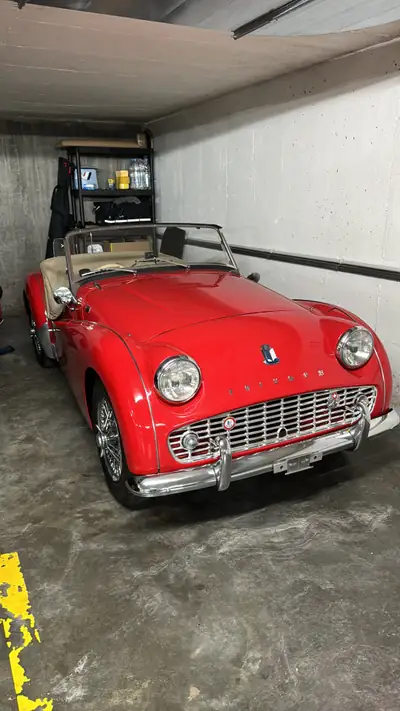 Triumph TR3A 1961 — Cabriolet anglais de légende, seulement 40'000 km — Innenraum