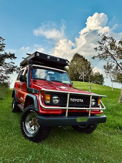 Toyota Land Cruiser LJ 73 FRP-Top TD — Légende 4x4 diesel, prête pour l'aventure — Außenansicht