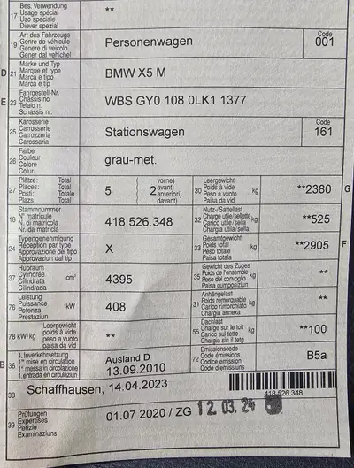 BMW X5M xDrive — SUV sportif 555 ch avec Standheizung et extras premium — Miniature 11