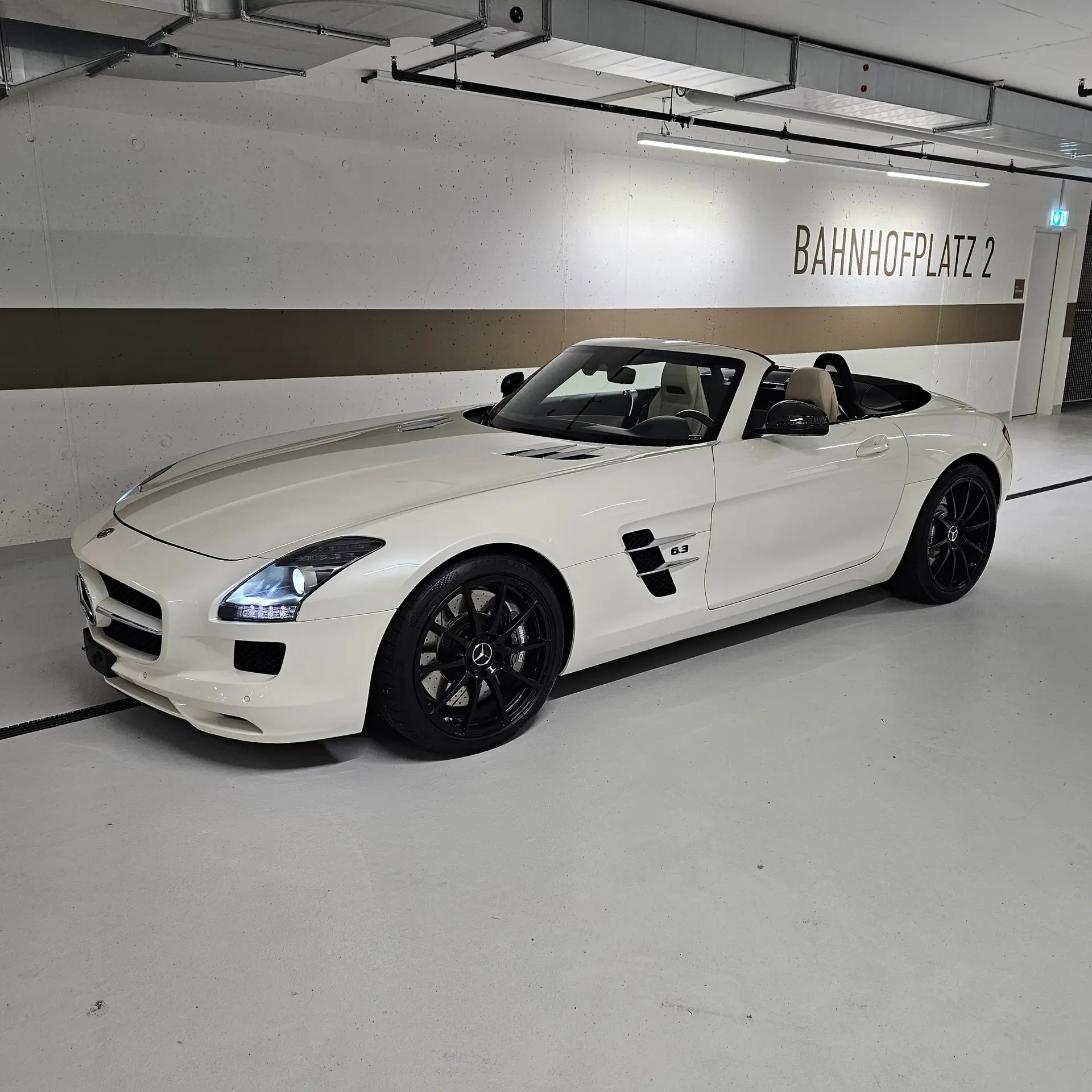 Mercedes-Benz SLS 63 AMG Speedshift — Cabriolet légendaire, 571 ch, état impeccable — Außenansicht