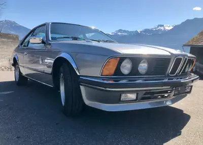 BMW 635 CSi 1987 — Coupé sportif de prestige, 48'900 km authentiques — fianco