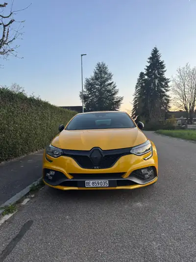 Renault Mégane RS 280 EDC — Sportive haute performance, design jaune signature — Heckansicht