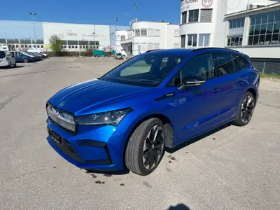 Skoda Enyaq iV 80x SportLine — SUV électrique performant, 25'000 km seulement — Außenansicht
