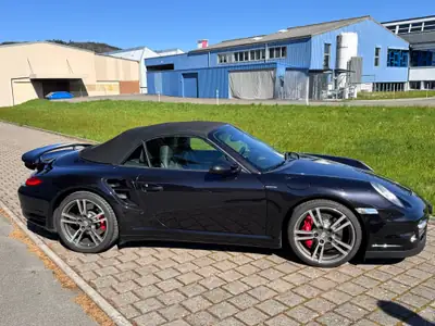 Porsche 911 Cabrio Turbo PDK — Cabriolet sportif 500 ch, sans accident, entretien récent — Heckansicht