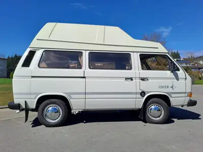 VW T2 Westfalia Joker 1986 — Camping-car culte avec homologation véhicule ancien — vue extérieure