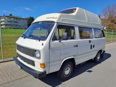 VW T2 Westfalia Joker 1986 — Camping-car culte avec homologation véhicule ancien — côté