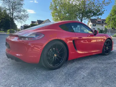 Porsche 718 Boxster GTS — Roadster sportif 340 ch, sans accident, certifié — Heckansicht