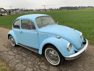 VW Käfer 1971 — L'icône automobile au charme rétro, seulement 42'000 km — tableau de bord