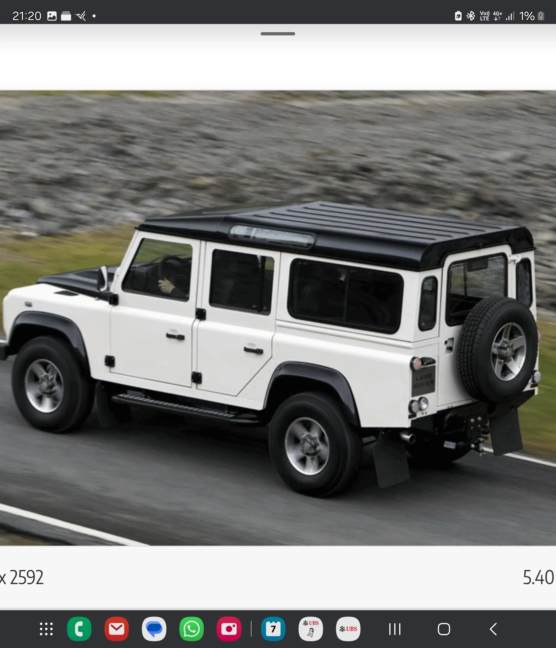 Land Rover Defender 2010 occasion geneve — 2