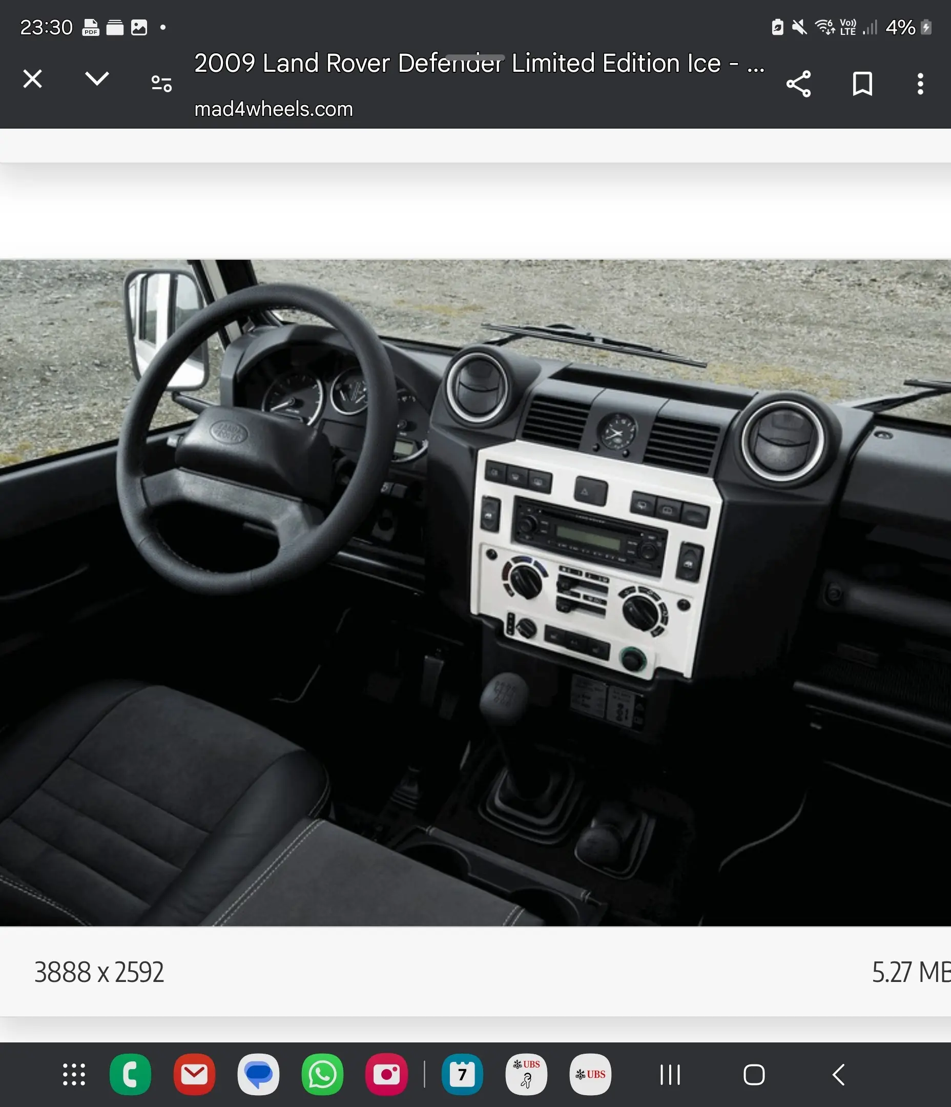 Land Rover Defender 2010 occasion geneve — 4