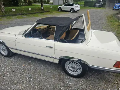 Mercedes-Benz SL 350 — Cabriolet de légende 1972, sans accident — Miniatura 8