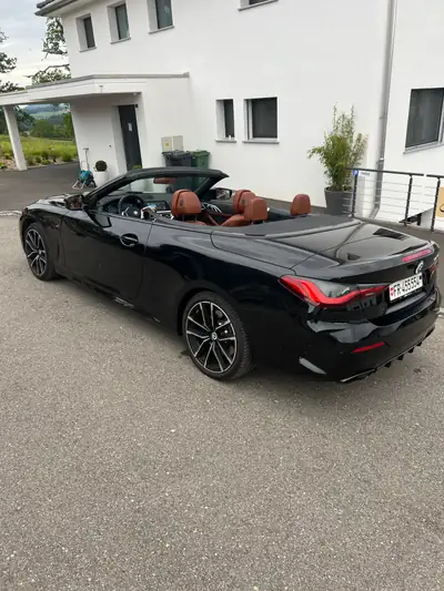 BMW M440i xDrive Cabriolet — Roadster sportif hybride 374 ch, 11'000 km — Seitenansicht