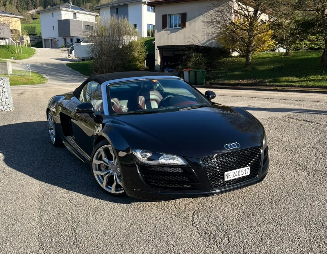 Audi R8 Spyder 5.2 R-Tronic — Cabriolet sportif 525 ch, 68'000 km, sans sinistre