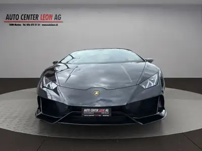 Lamborghini Huracán EVO Coupé — Supercars 640 ch, quasi neuve, 12'620 km — exterior view