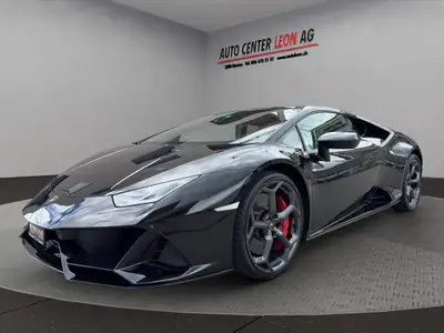 Lamborghini Huracán EVO Coupé — Supercars 640 ch, quasi neuve, 12'620 km — side view