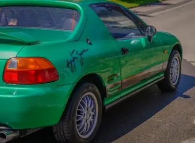 Honda Civic CRX 1.6i-16V-TEC VTi — Cabriolet collector des années 90, 92'000 km — vue extérieure