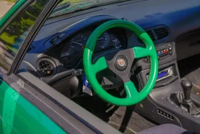 Honda Civic CRX 1.6i-16V-TEC VTi — Cabriolet collector des années 90, 92'000 km — tableau de bord