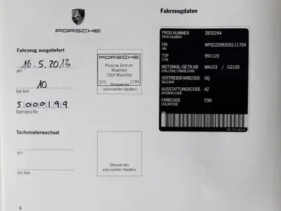 Porsche 911 Carrera S PDK — 430 CV, boîte auto, Porsche Approved avec service complet — tableau de bord
