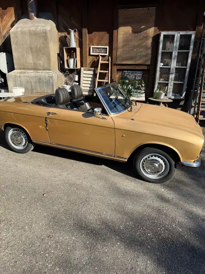 Peugeot 304 S — Cabriolet vintage 1976, charme rétro et liberté décapotable — Außenansicht
