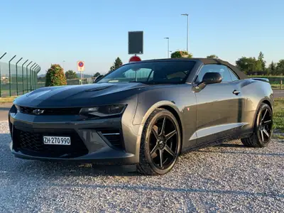 Chevrolet Camaro 6.2 Convertible — Muscle-car américain 453 ch, capote électrique — côté