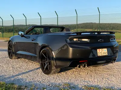 Chevrolet Camaro 6.2 Convertible — Muscle-car américain 453 ch, capote électrique — tableau de bord