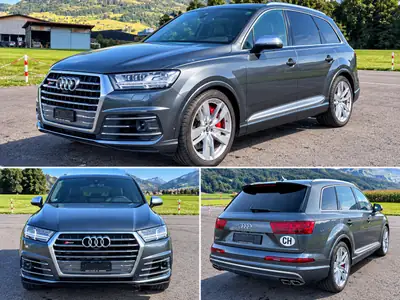 Audi SQ7 4.0 TDI Quattro — SUV 7 places premium, 435 ch et sièges Alcantara — vue extérieure