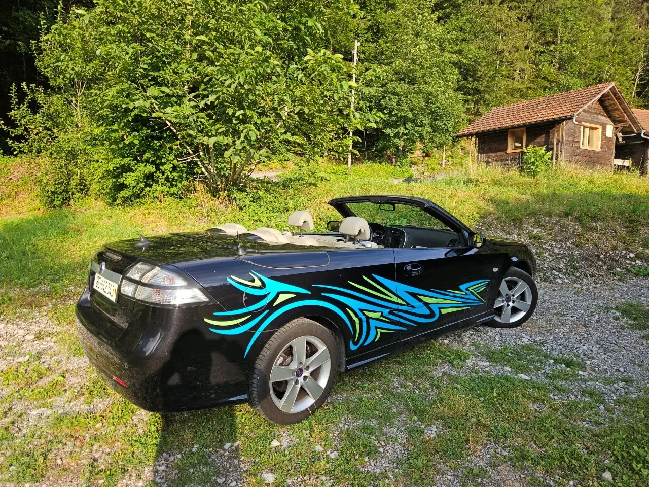 SAAB 9-3 2.0 BioPower Cabriolet — Décapotable élégante, motorisation écologique — Außenansicht