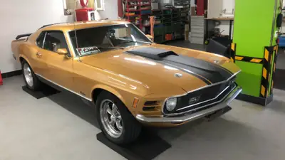 Ford Mustang Mach 1 351 Cleveland 1969 — Muscle car légendaire, très faible kilométrage — Miniatur 16