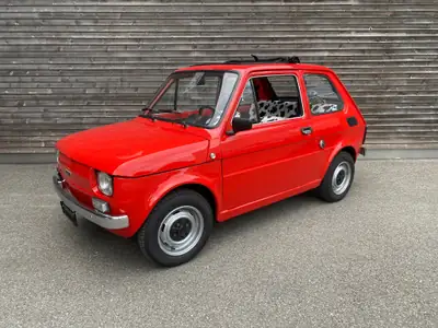 Fiat 126 Bambino 1979 — Icône italienne vérifiée, charme d'époque garanti — vue extérieure